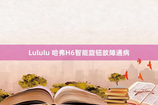 Lululu 哈弗H6智能旋钮故障通病