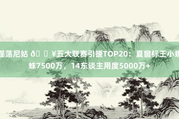 淫荡尼姑 🔥五大联赛引援TOP20：夏窗标王小蜘蛛7500万，14东谈主用度5000万+