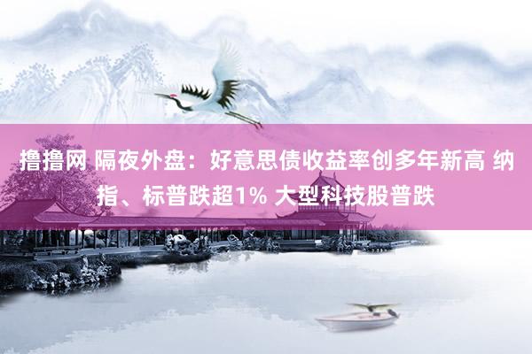 撸撸网 隔夜外盘：好意思债收益率创多年新高 纳指、标普跌超1% 大型科技股普跌