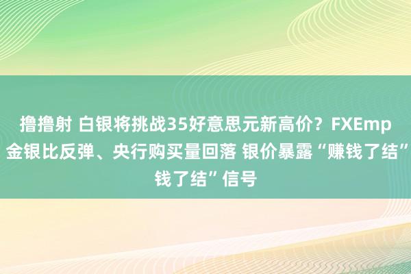 撸撸射 白银将挑战35好意思元新高价？FXEmpire：金银比反弹、央行购买量回落 银价暴露“赚钱了结”信号