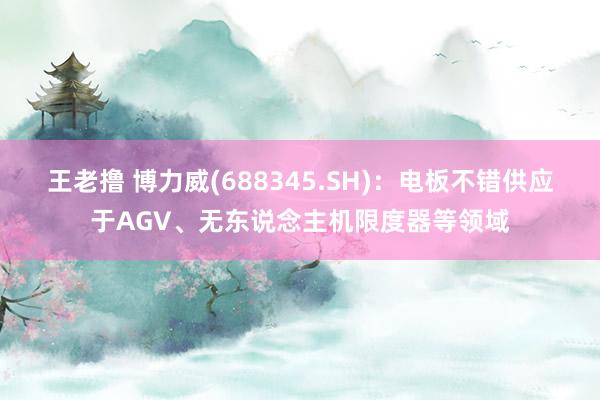 王老撸 博力威(688345.SH)：电板不错供应于AGV、无东说念主机限度器等领域