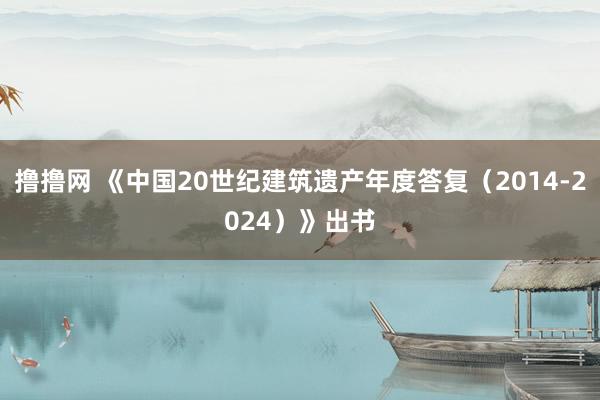 撸撸网 《中国20世纪建筑遗产年度答复（2014-2024）》出书