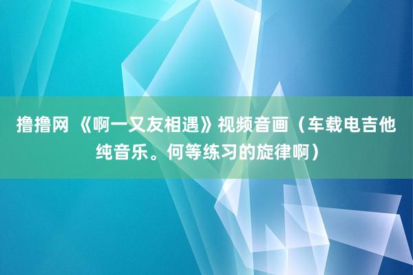 撸撸网 《啊一又友相遇》视频音画（车载电吉他纯音乐。何等练习的旋律啊）