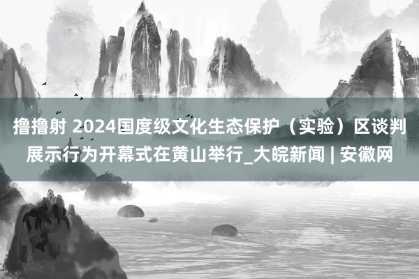 撸撸射 2024国度级文化生态保护（实验）区谈判展示行为开幕式在黄山举行_大皖新闻 | 安徽网