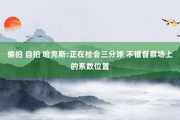 偷拍 自拍 哈克斯:正在检会三分球 不错督察场上的系数位置