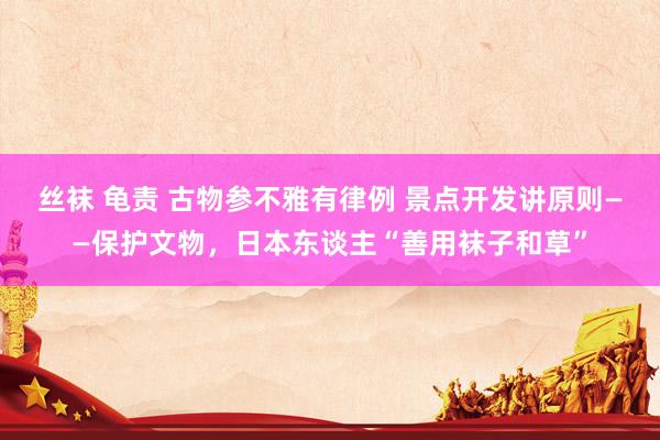 丝袜 龟责 古物参不雅有律例 景点开发讲原则——保护文物，日本东谈主“善用袜子和草”